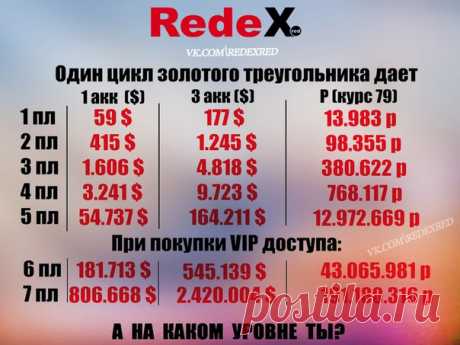 Татьяна Маргачева  ВАШ НОВЫЙ РИТМ ЖИЗНИ
https://youtu.be/WQCayLwGhsk   RedeX . Вывод денег  на Сбербанк
Регистрация :  https://redex.red/p/tatian100
СМОТРЕТЬ маркетинг https://youtu.be/TcTSHtBhagA