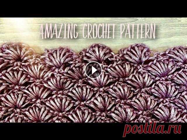 Вяжем КЛАССНЫЙ УЗОР КРЮЧКОМ / ГОТОВЫЙ СНУД / Amazing crochet pattern Вяжем классный узор крючком. Готовый снуд. Amazing crochet pattern. Потрясающий СНУД / Изумительный УЗОР крючком - Мой МАГАЗИН ПРЯЖИ ОТ ЛУЧШИХ МИРОВЫХ...