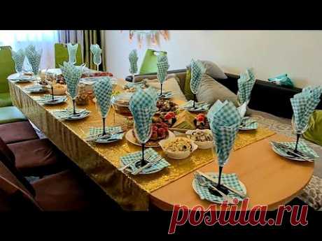 Меню на день рождения сына/ 12 блюд