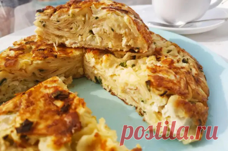 Простой пирог из лаваша с куриным филе на сковороде - БУДЕТ ВКУСНО! - медиаплатформа МирТесен