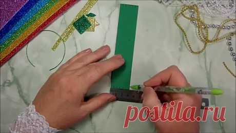 🎄 Ёлочные игрушки своими руками из фоамирана 🎄 diy christmas ornaments glitter