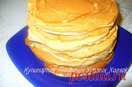 Банановые панкейки на йогурте.
