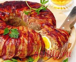 Пасхальный мясной рулет | Рецепты с фото