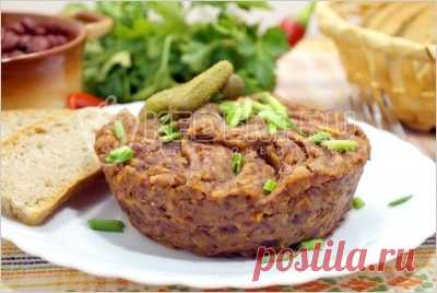 Паштет из фасоли – Рецепт с фото. Рецепты. Закуски. Закуски с крупами и бобовыми