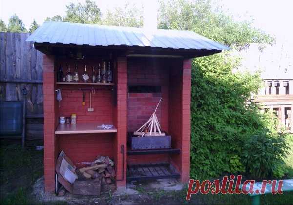 Жаровня из кирпича на даче своими руками: простая конструкция | Ремонтдом | Яндекс Дзен