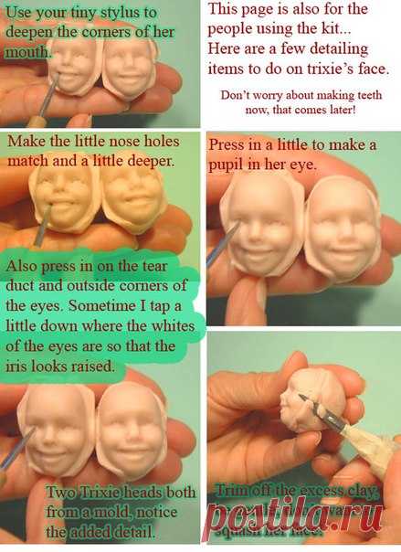 ПРОЦЕСС ЛЕПКИ КУКЛЫ ИЗ ПОЛИМЕРНОЙ ГЛИНЫ | 19 фотографий