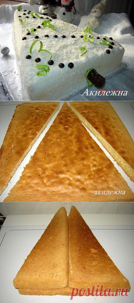 Торт "Новогодняя Елочка".