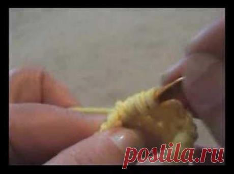 Плотное вязание &quot;звездочки&quot;.Крючок.Видео..