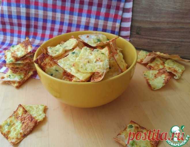Чипсы сырные из тонкого бездрожжевого лаваша – кулинарный рецепт