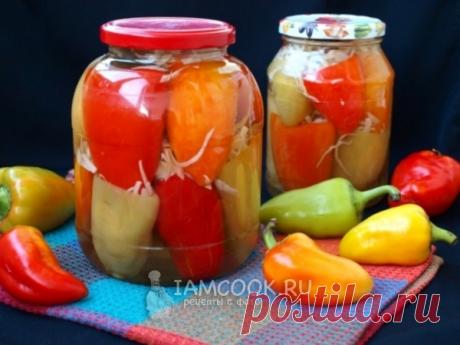 Болгарский перец с капустой на зиму — рецепт с фото