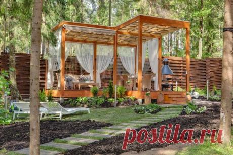 Проект недели: Беседка для семьи актрисы Татьяны Лютаевой