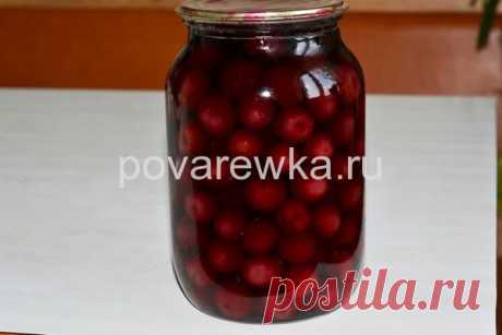 Компот из вишни на зиму: рецепт на 1 литровую банку