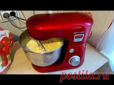 Творожная запеканка "без рук". Обзор планетарного миксера Kitfort KT-1308