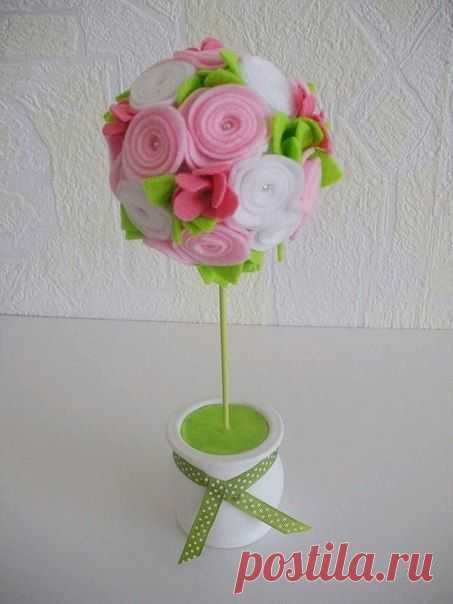 Топиарий из фетра - Топиарий