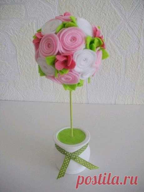 Топиарий из фетра - Топиарий