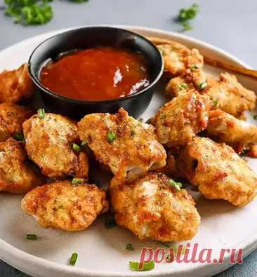 Куриные наггетсы с чесночным маслом: пошаговый, фото рецепт