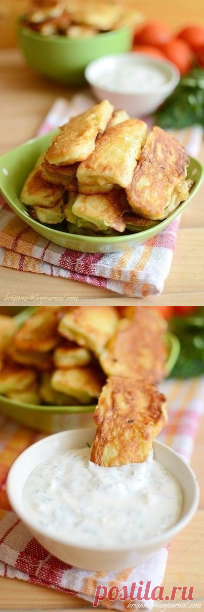 Кабачки в кляре.