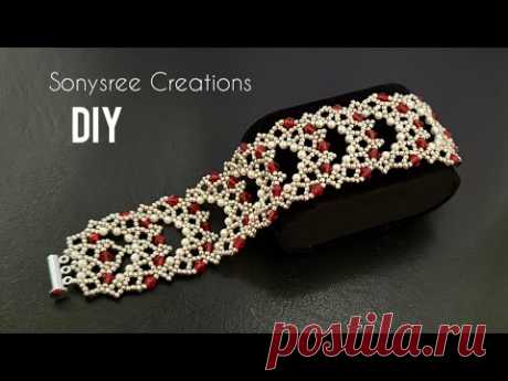 Candy cane Bracelet || Christmas Gift idea || Beaded Bracelet