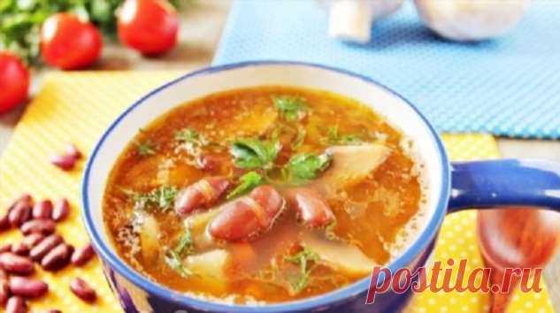 Постный суп с красной фасолью и грибами: сытный, густой и ароматный | Краше Всех