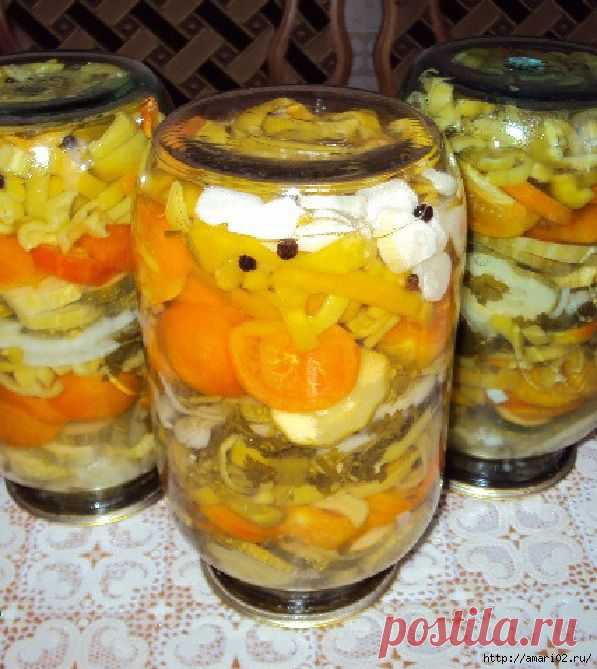 Заготовка салатика- желейного на зиму..