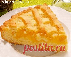 Песочный лимонный пирог | Сайт рецептов