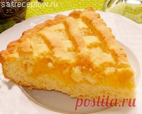 Песочный лимонный пирог | Сайт рецептов