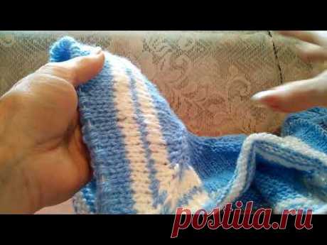 Как вязать рукава.. По кругу или два вместе