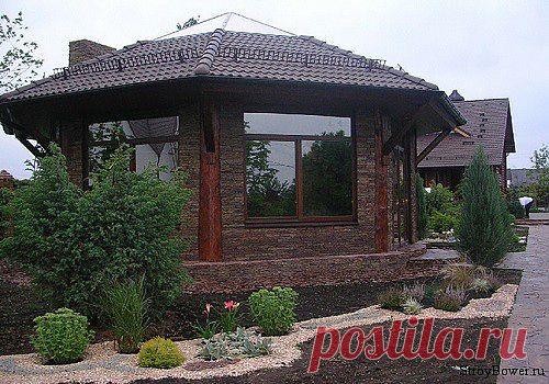 Дачная беседка из камня своими руками | Сайт о строительстве и ремонте