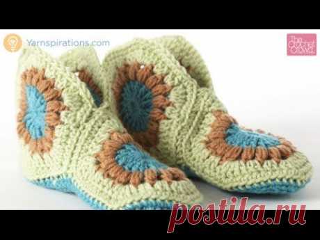 Crochet Granny Slippers Tutorial