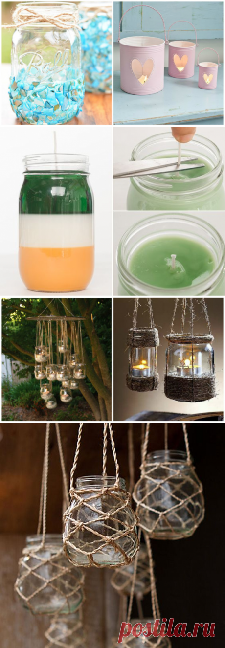 30 подсвечников из банки своими руками: Мастер классы и фото