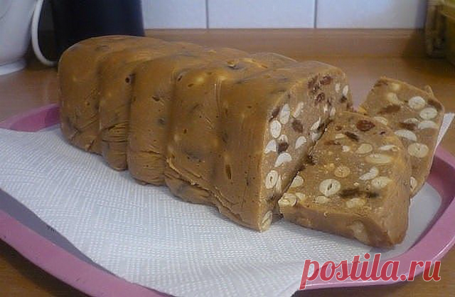 Домашній Щербет с арахисом к чаю
