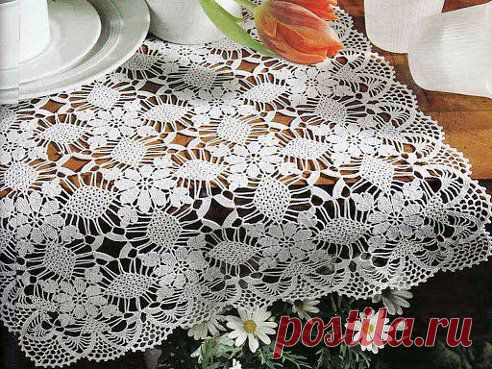 КЛАДОВАЯ СХЕМ ПО ВЯЗАНИЮ – Татьяна Воробьева добавила фотографию в альбом CКАТЕРТИ КРЮЧКОМ (без схем не...