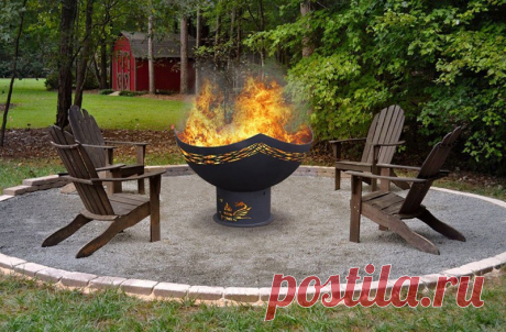 Изготавливаем кострище на даче своими руками. Из чего можно сделать очаг для костра на даче Очаг под костер