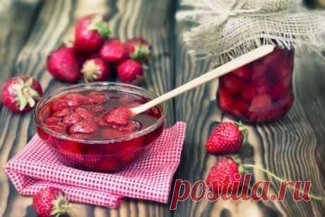 Земляника в собственном соку на зиму — Ⴚα∂ ℨα୮০τ০Ᏸҡα