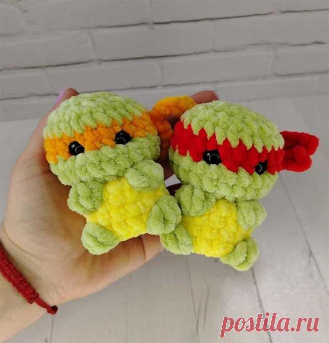 Черепашки Ниндзя крючком. Амигуруми схемы и описания. Автор: AsyaPlushToys | IRINELY.ART