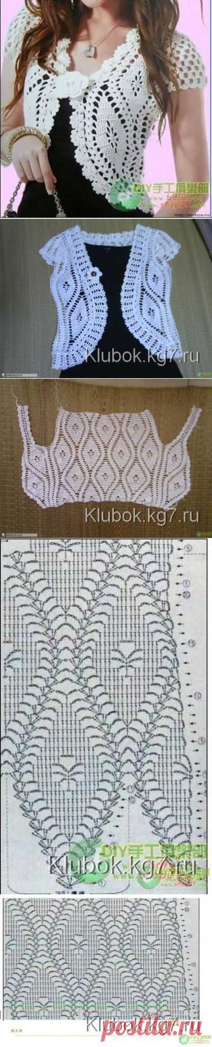 Болеро крючком