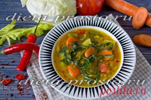 Суп с курицей и овощами по Дюкану: рецепт с фото