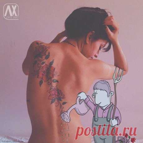 Дополненная реальность: иллюстратор Лукас Левитан дорисовывае / Взлом логики