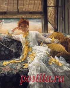 "July: Specimen of a Portrait" by James Tissot, 1878