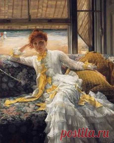 &quot;July: Specimen of a Portrait&quot; by James Tissot, 1878