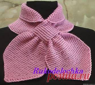 Шарф с двойной петлёй - 1 Октября 2012 - Видеоуроки по вязанию Н. Зайцевой,журналы по рукоделию