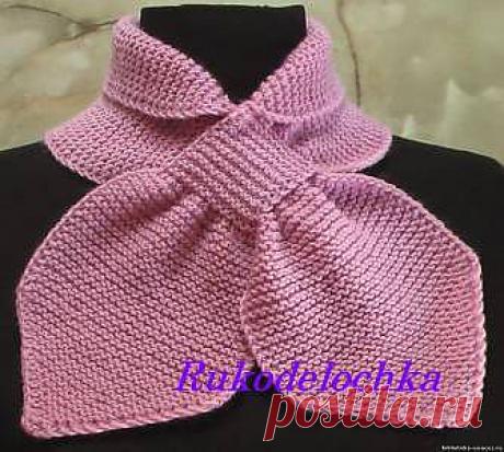 Шарф с двойной петлёй - 1 Октября 2012 - Видеоуроки по вязанию Н. Зайцевой,журналы по рукоделию
