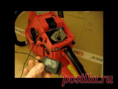 Как отрегулировать карбюратор китайской бензопилы 4500.How to adjust the carburetor of chainsaw