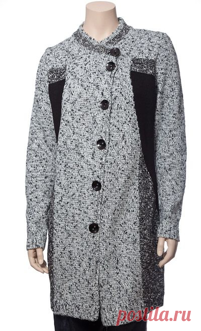 21088 Жакет женский, 21088 (бело-черный)