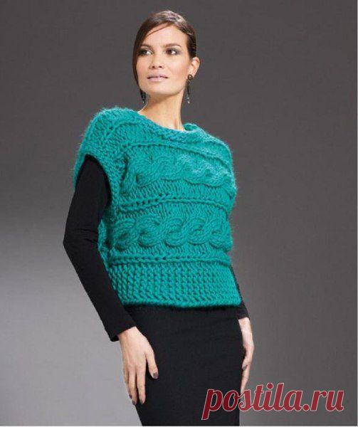 Безрукавка спицами для женщин. Связать жилет спицами женскую | Домоводство для всей семьи
