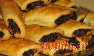 Пирожки с грибами из песочного теста