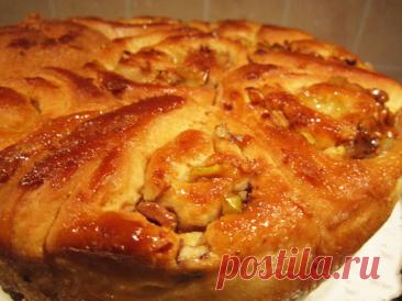 Карамельные булочки с орехами — Сад Заготовка