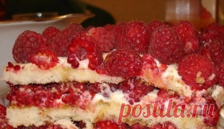 ОЧЕНЬ ВКУСНЫЕ ДОМАШНИЕ ТОРТИКИ 

1. ДОМАШНИЙ ТОРТ "МАЛИНОВОЕ СЧАСТЬЕ" 

ИНГРЕДИЕНТЫ: 
● яйца куриные - 4 шт. 
● сахар (150 г - для теста, 150 г - для крема) - 300 г 
● мука - 150 г 
● творог (мягкий) - 300 г 
● йогурт (со вкусом малины или клубники) - 150 г 
● малина (можно заменить клубникой) - 200 г 
● малиновый сироп (для пропитки) - 50 мл 
● ванилин - 1 г 

ПРИГОТОВЛЕНИЕ: 
Приготовить классический бисквит. Отделить белки от желтков. Начать взбивать белки на самой мален...