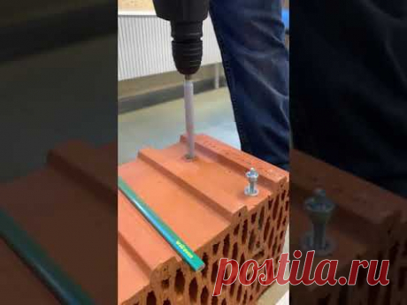Монтаж химичсеого анкера