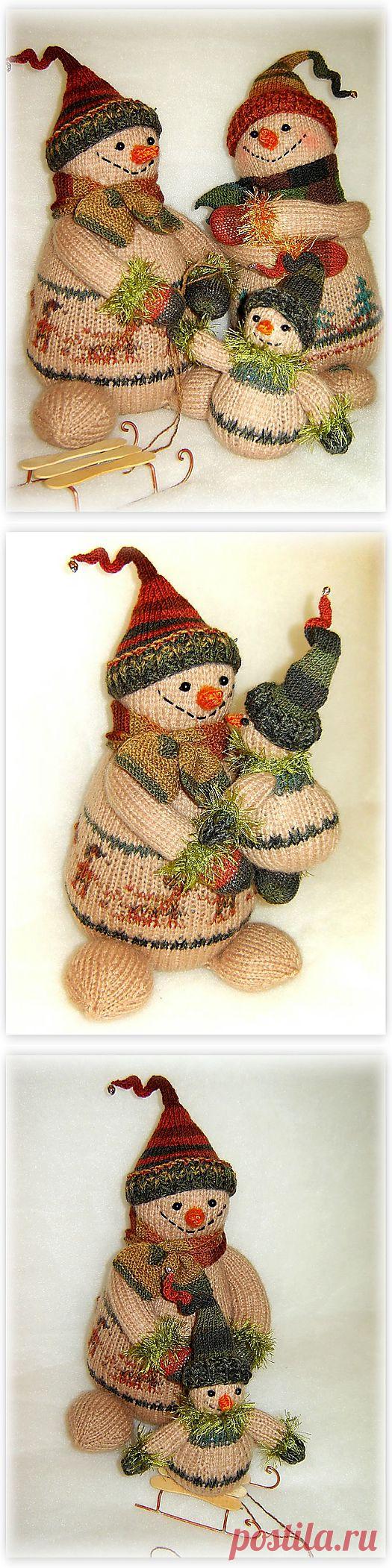 Снеговиковая семейка.